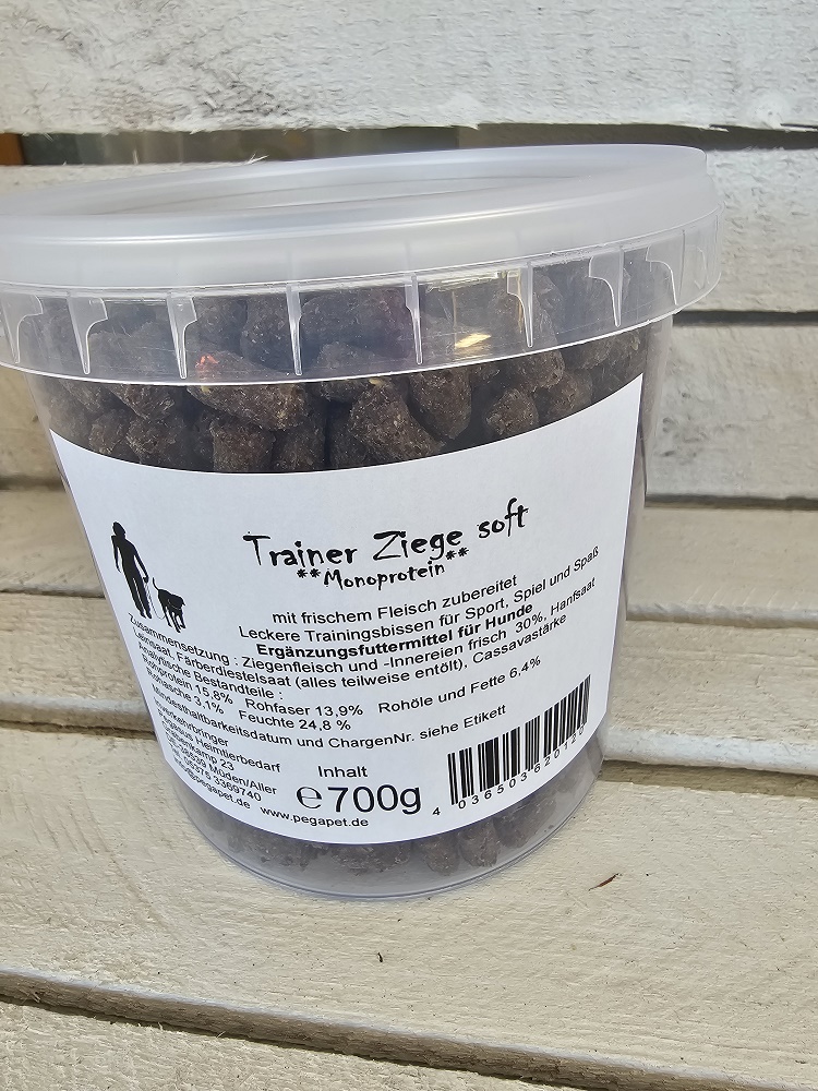 Trainer Ziege soft ***Monoprotein*** Trainer Ziege soft ***Monoprotein***
