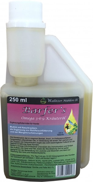 Barfers Omega 3-6-9 Kräuteröl